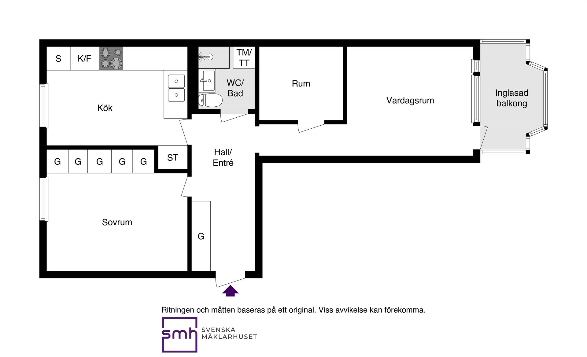 Bostadsrätt, Sikvägen 61, Centrala Tyresö, Tyresö