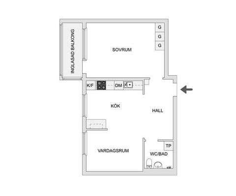Bostadsrätt, Bollmoravägen 2, Tyresö Centrum, Tyresö