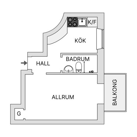Bostadsrätt, Ringvägen 151B, Södermalm - Sofia, Stockholm