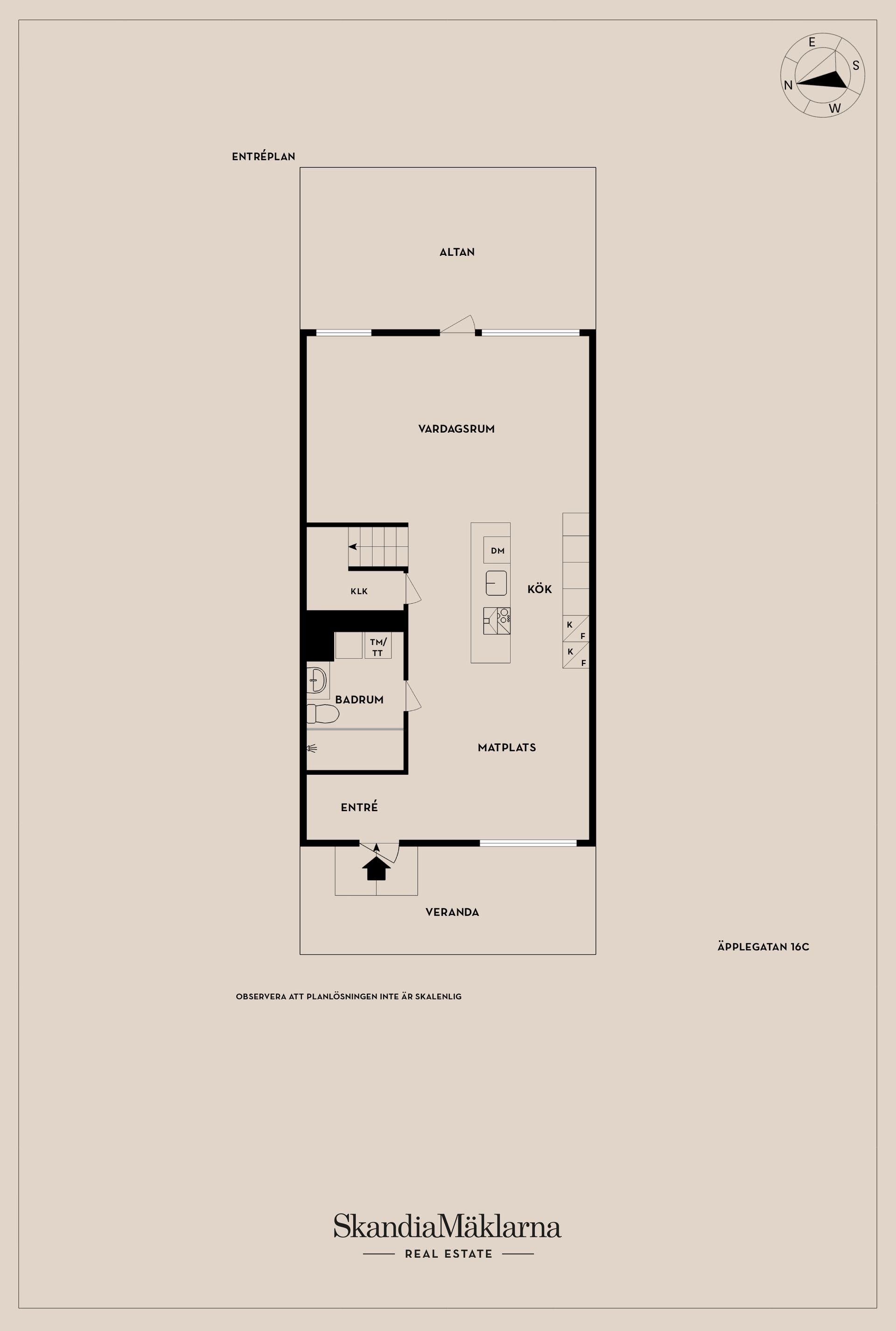 Villa, Äpplegatan 16C, Viken, Höganäs