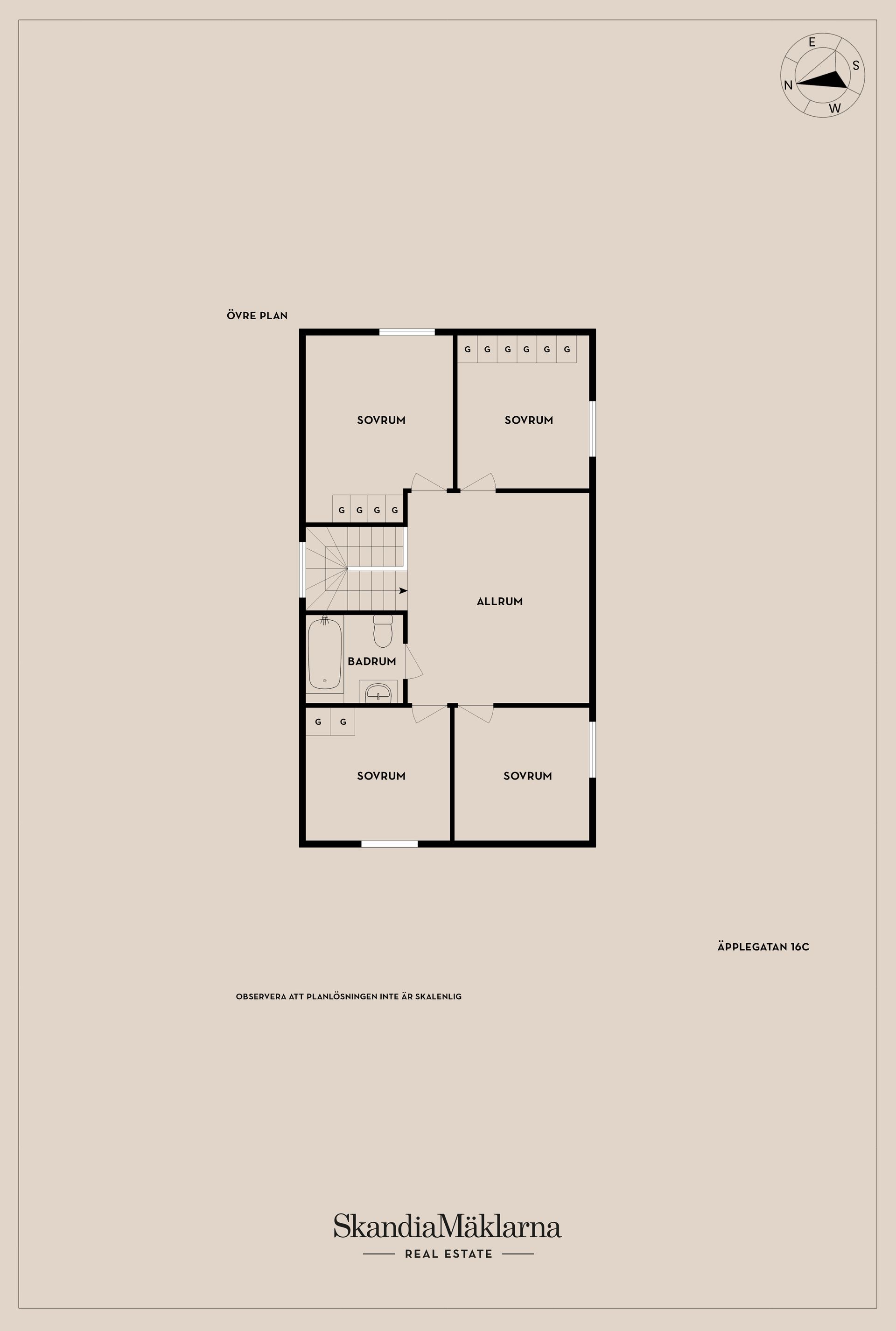 Villa, Äpplegatan 16C, Viken, Höganäs