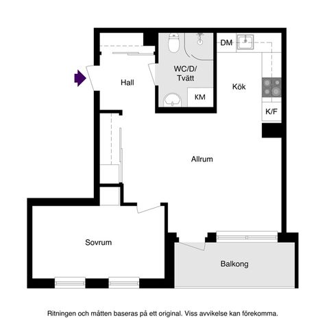 Bostadsrätt, Vattholmavägen 8C, Kapellgärdet, Uppsala