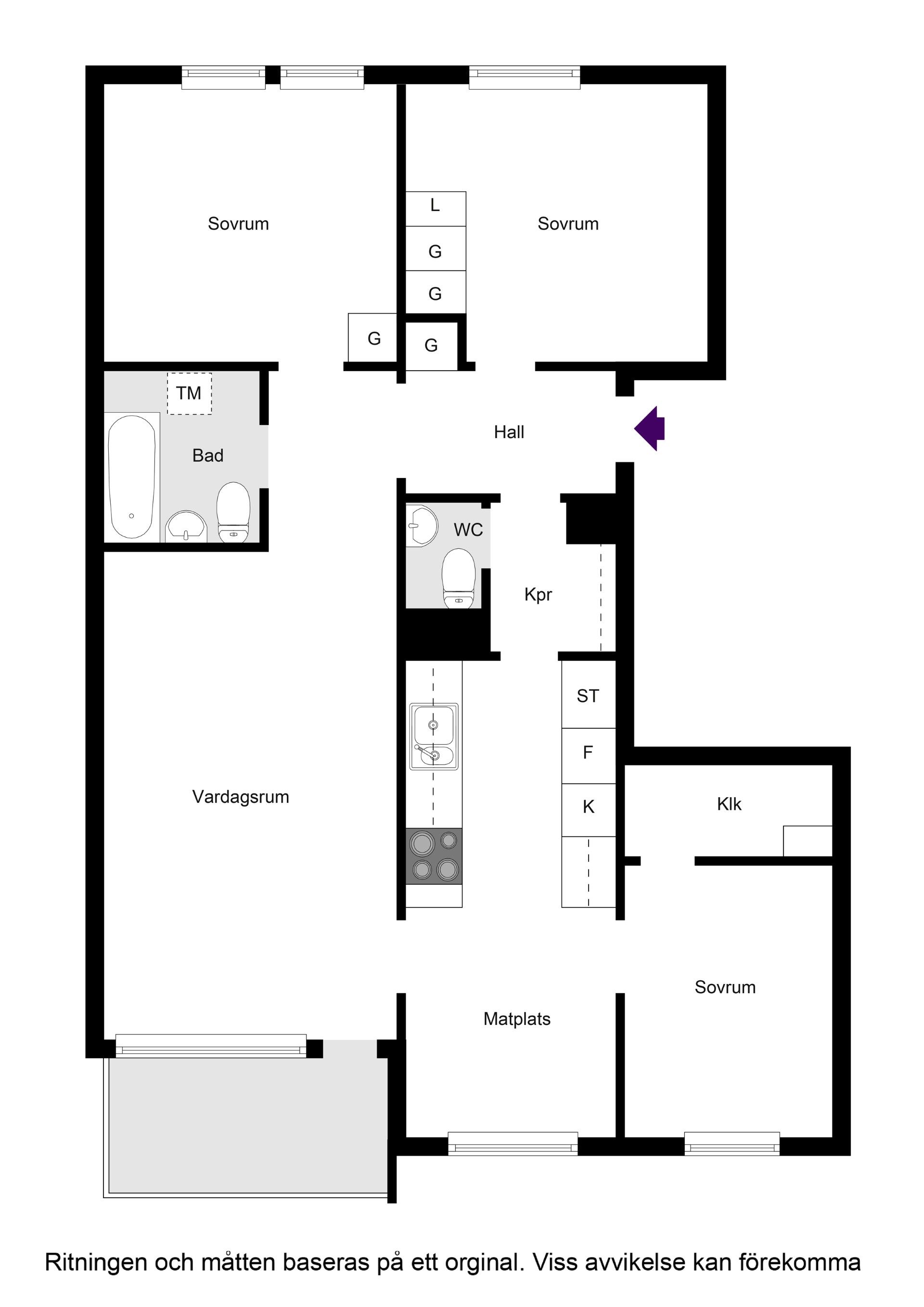 Bostadsrätt, Marknadsvägen 207, Täby Centrum, Täby