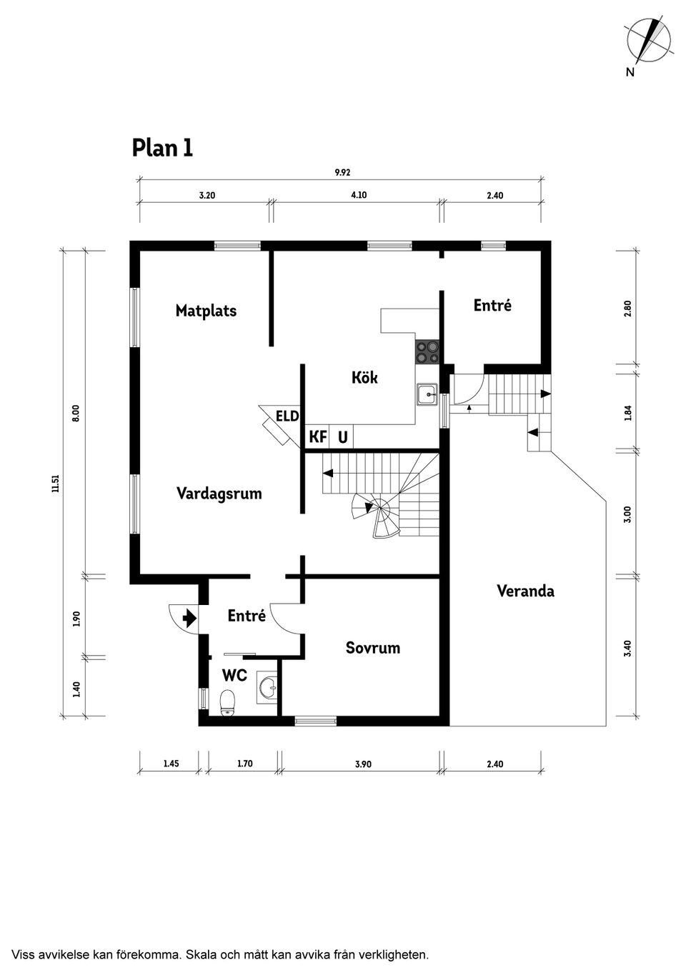 Villa, Stensmöllavägen 12, Perstorp