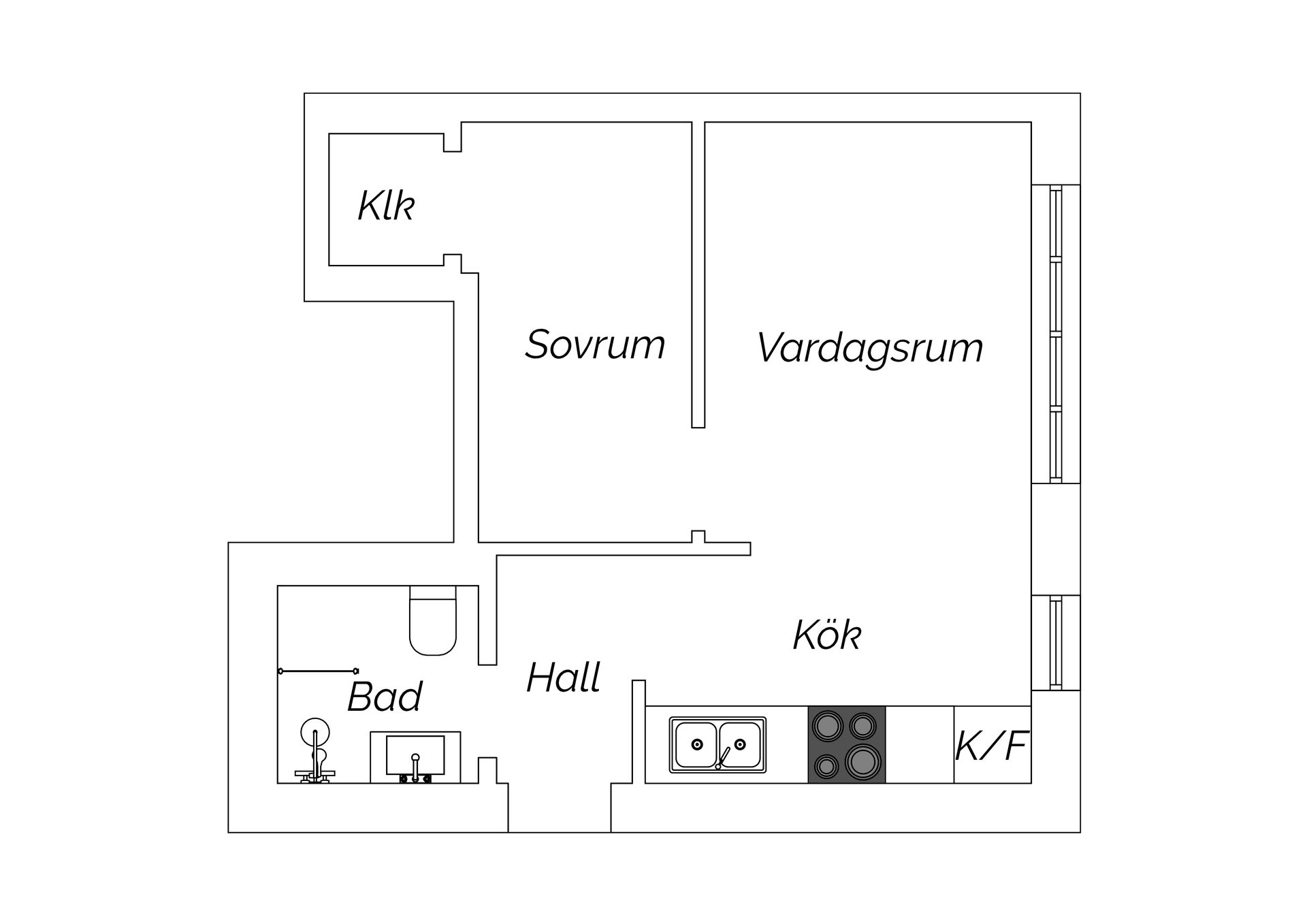 Bostadsrätt, Alströmergatan 32H, Kungsholmen, Stockholm
