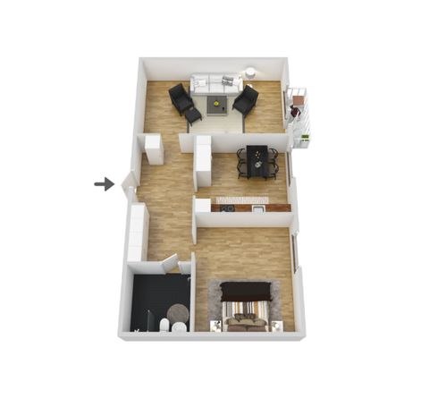 Bostadsrätt, Centralgatan 21B, Centrum, Kalix