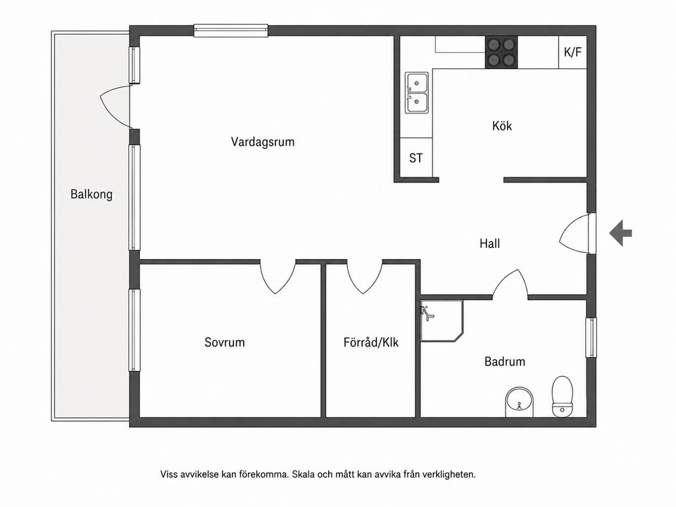 Bostadsrätt, Skiftesgatan 40D, Anderstorp, Skellefteå