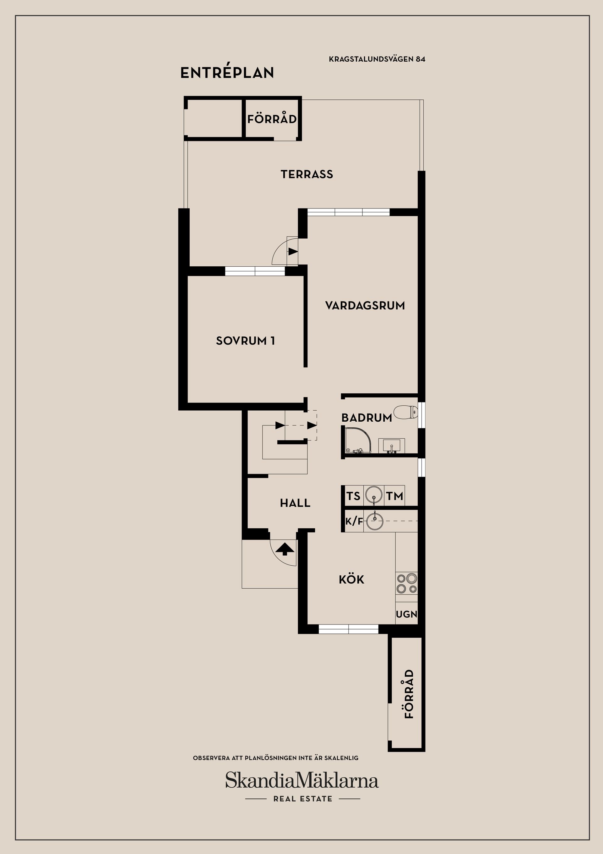 Radhus, Kragstalundsvägen 84, Kragstalund, Vallentuna