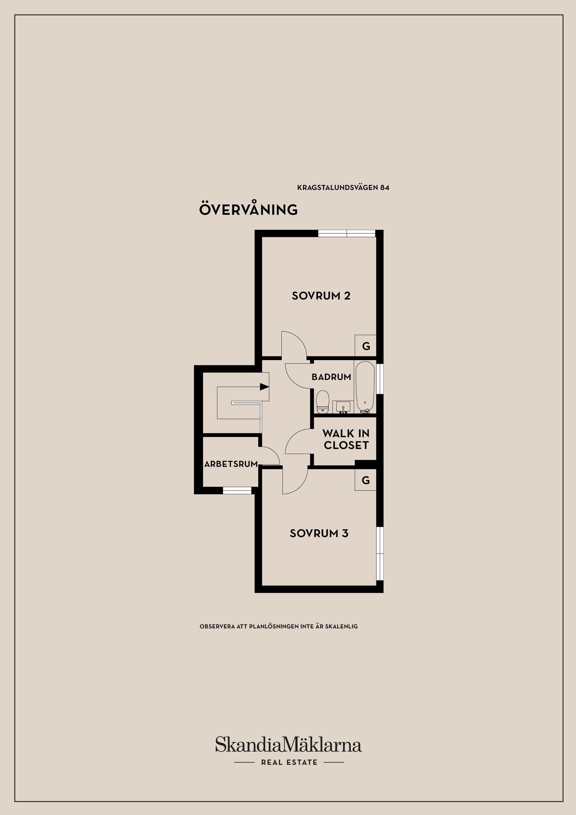 Radhus, Kragstalundsvägen 84, Kragstalund, Vallentuna