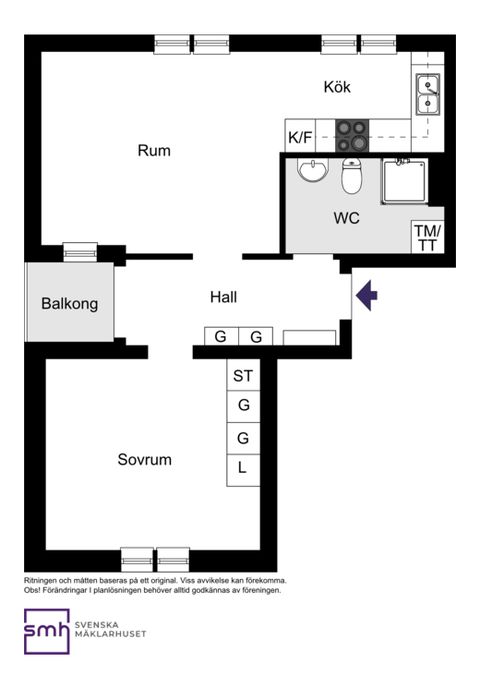 Bostadsrätt, Agatvägen 28, 3tr., Bromma / Beckomberga, Stockholm