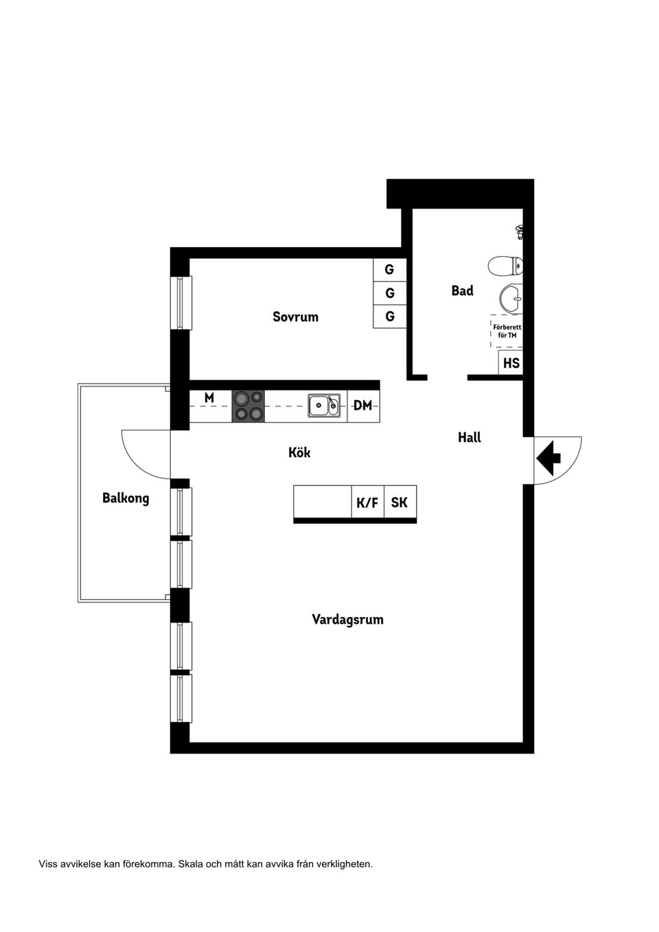 Bostadsrätt, Timmermansgatan 3, Centrum, Luleå