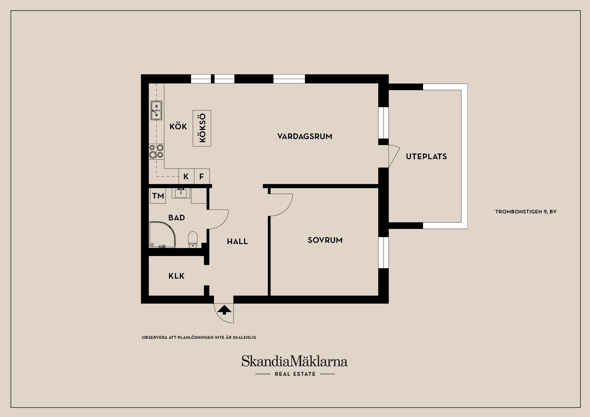 Bostadsrätt, Trombonstigen 9, bv, Brunna - Kungsängen, Upplands-Bro