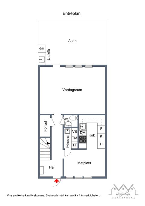 Radhus, Kakelstigen 12, Brunna, Upplands-Bro