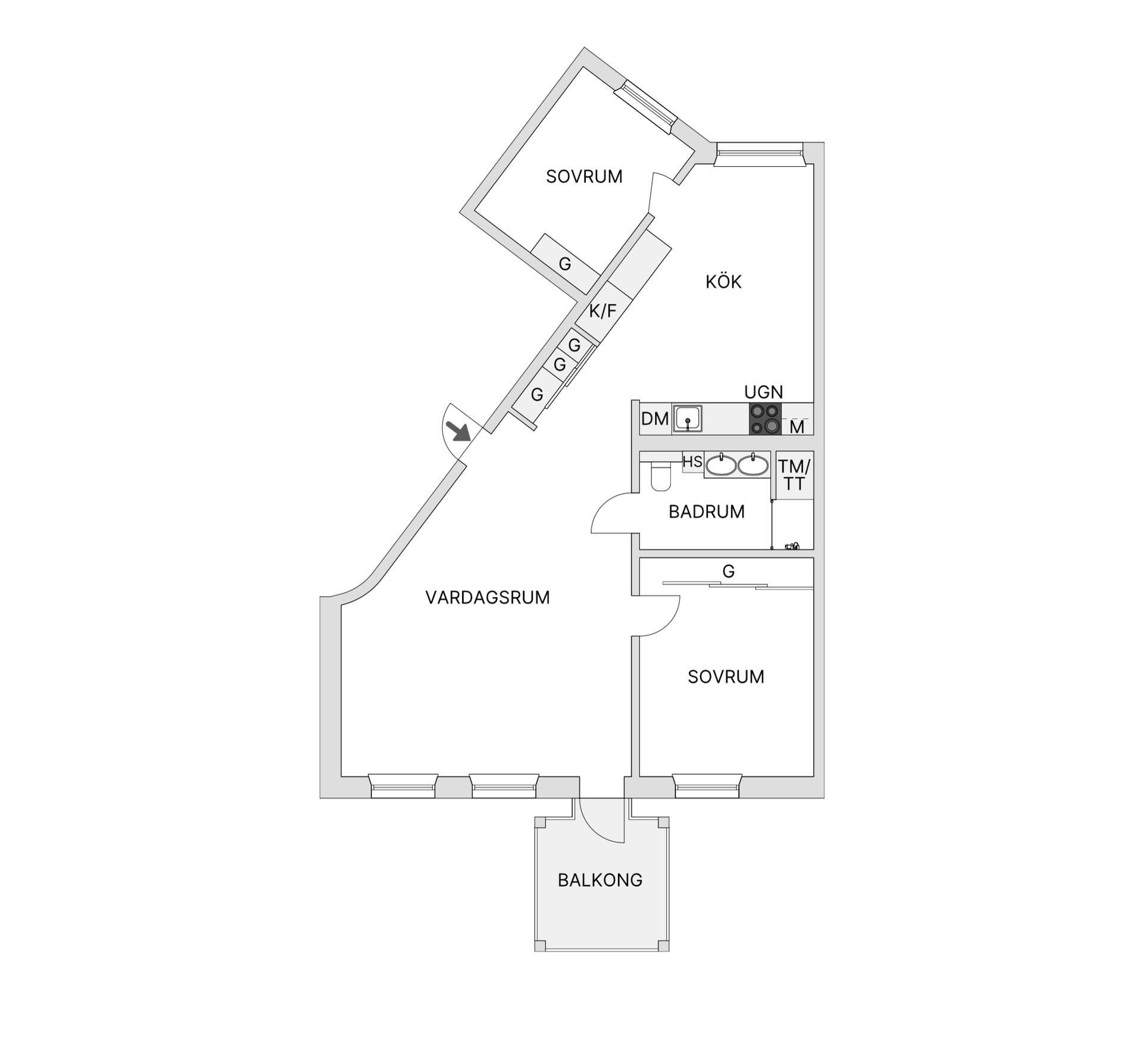 Bostadsrätt, Sköldgatan 5, Södermalm - Zinkensdamm, Stockholm