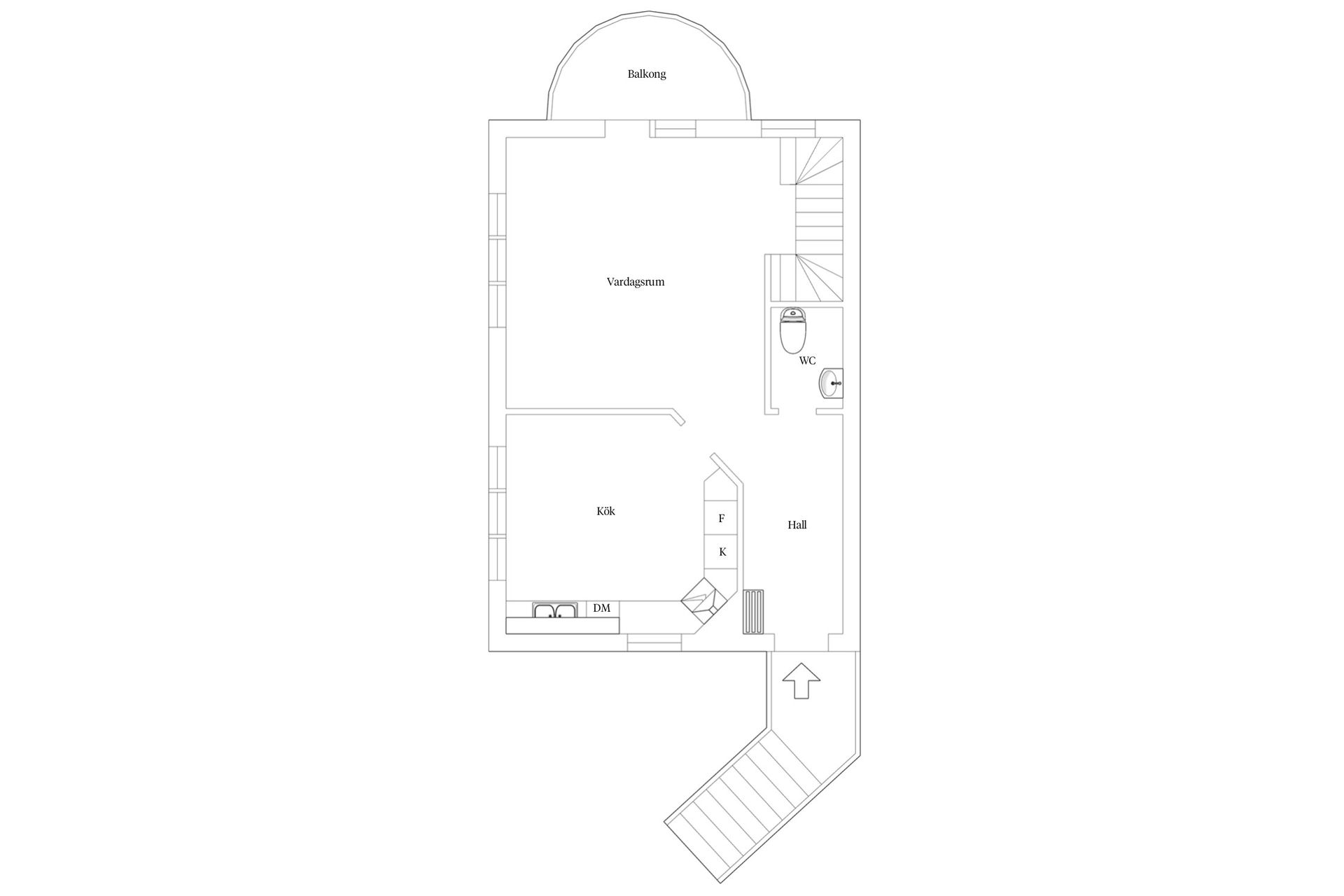 Bostadsrätt, Folkungagatan 4B, Väster, Växjö