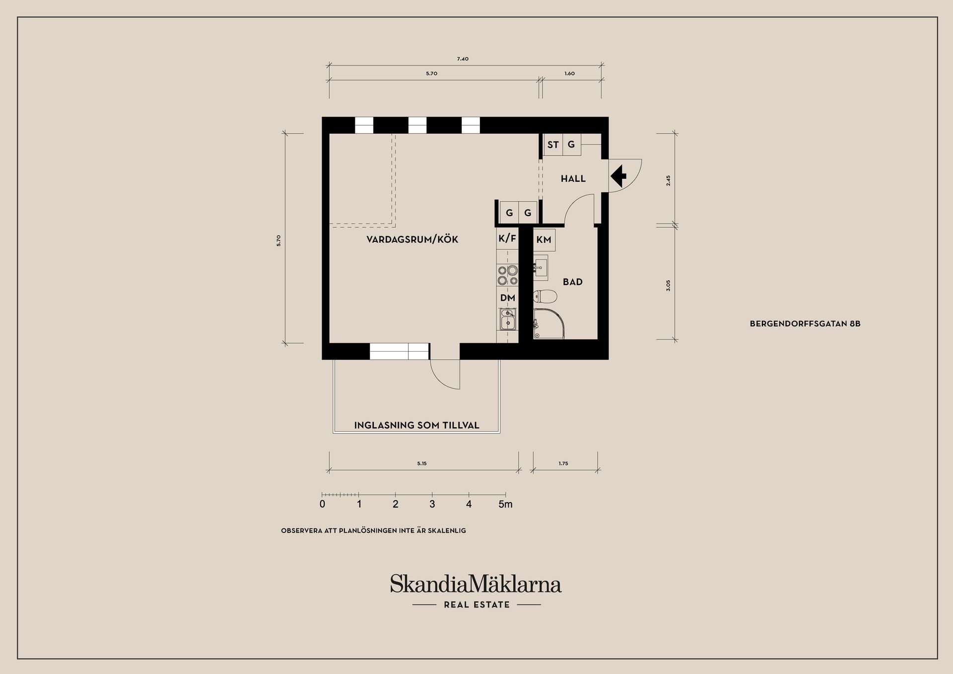 Bostadsrätt, Bergendorffsgatan 8B, Bryggudden, Karlstad