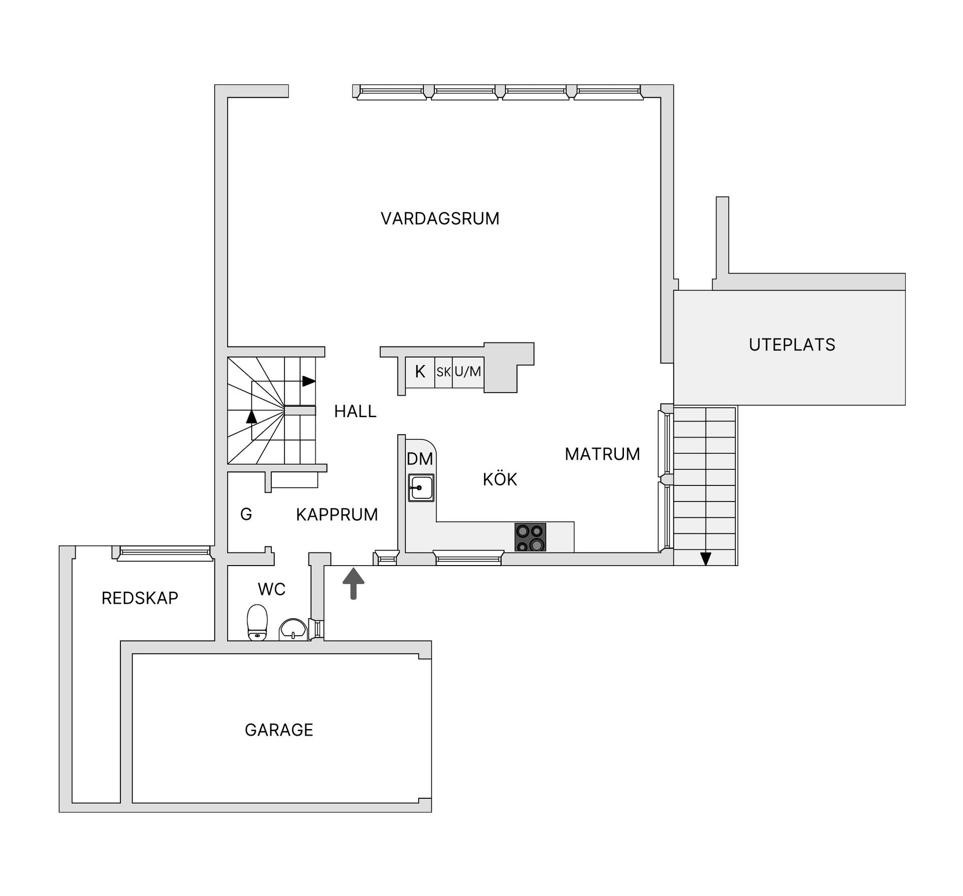 Villa, Nunnegatan 19, Trälleborg, Värnamo