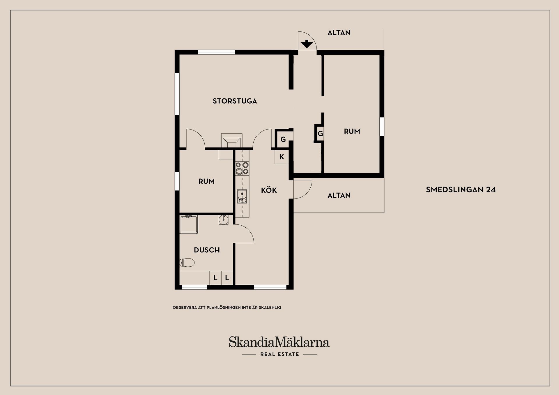 Villa, Smedslingan 24, Upplands-Bro - Smidö, Upplands-Bro