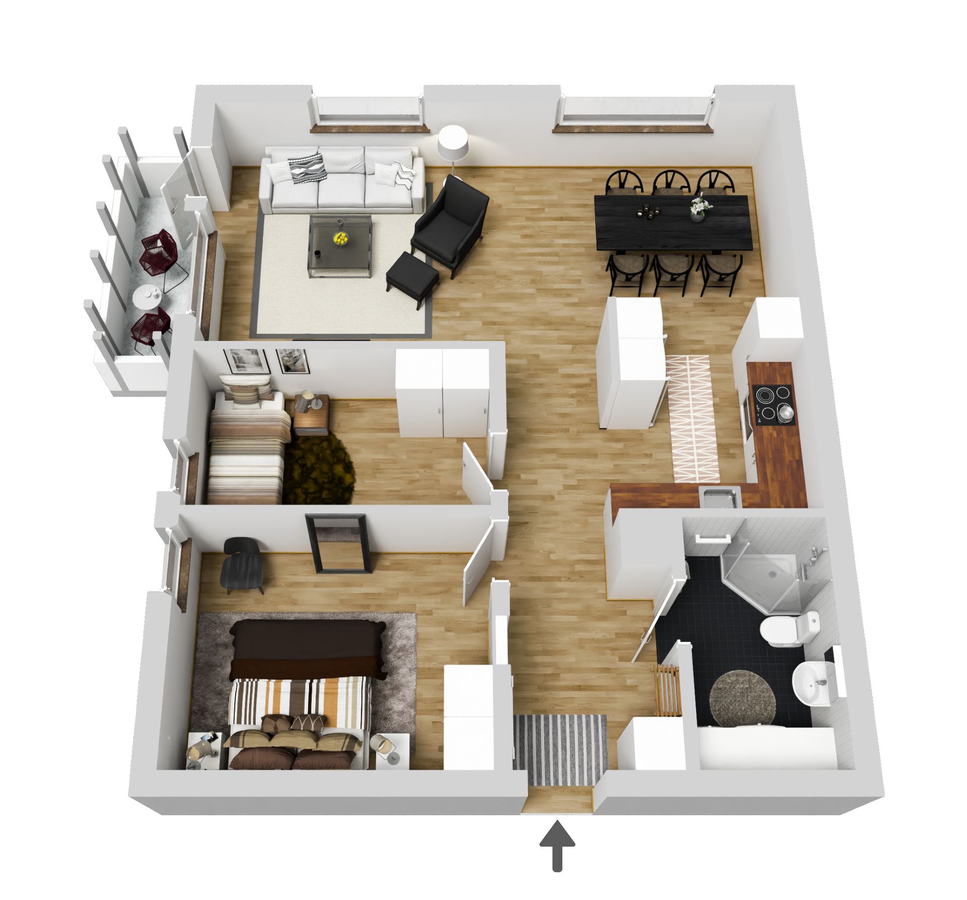 Bostadsrätt, Hantverkaregatan 19, Centrum Gällivare, Gällivare