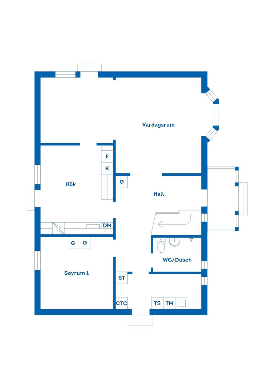 Villa, Dalvägen 1, Mariestad