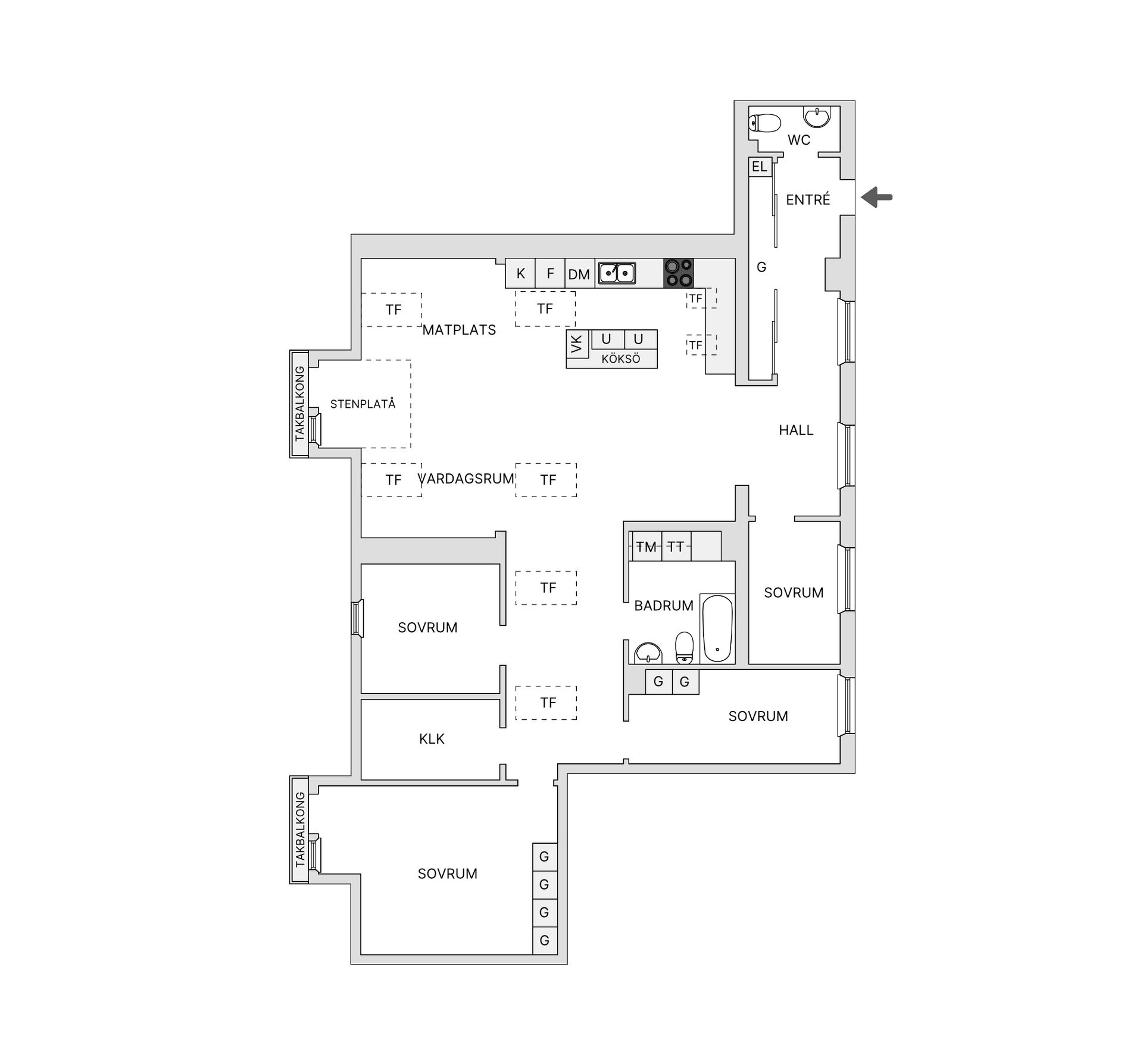 Bostadsrätt, Lagercrantz plats 7B, Regementsstaden, Borås