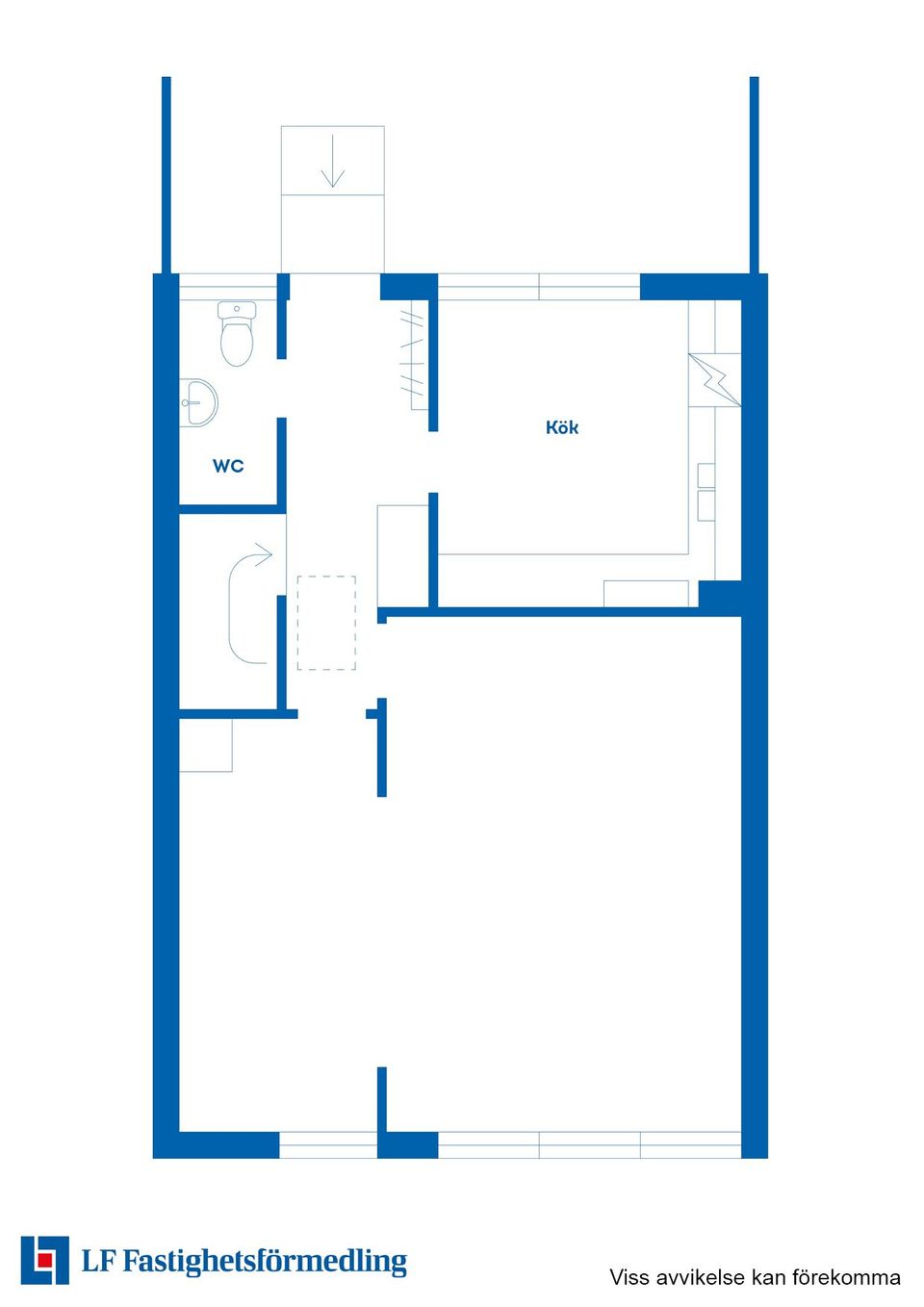 Radhus, Körsbärsgatan 2E, Horndal, Mark