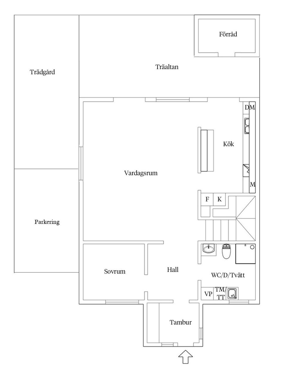 Radhus, Eldtornsvägen 1, Vistaberg, Huddinge