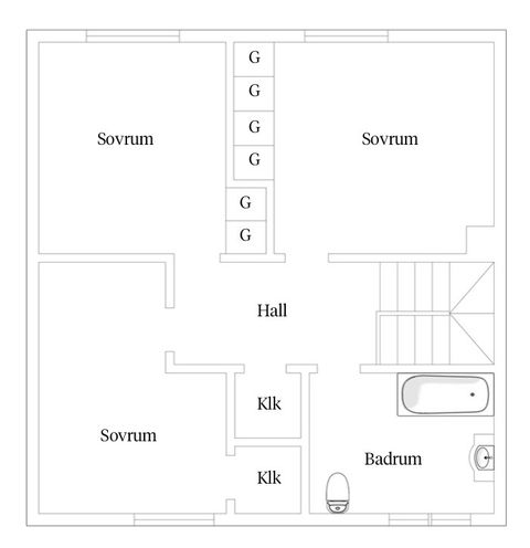 Radhus, Eldtornsvägen 1, Vistaberg, Huddinge