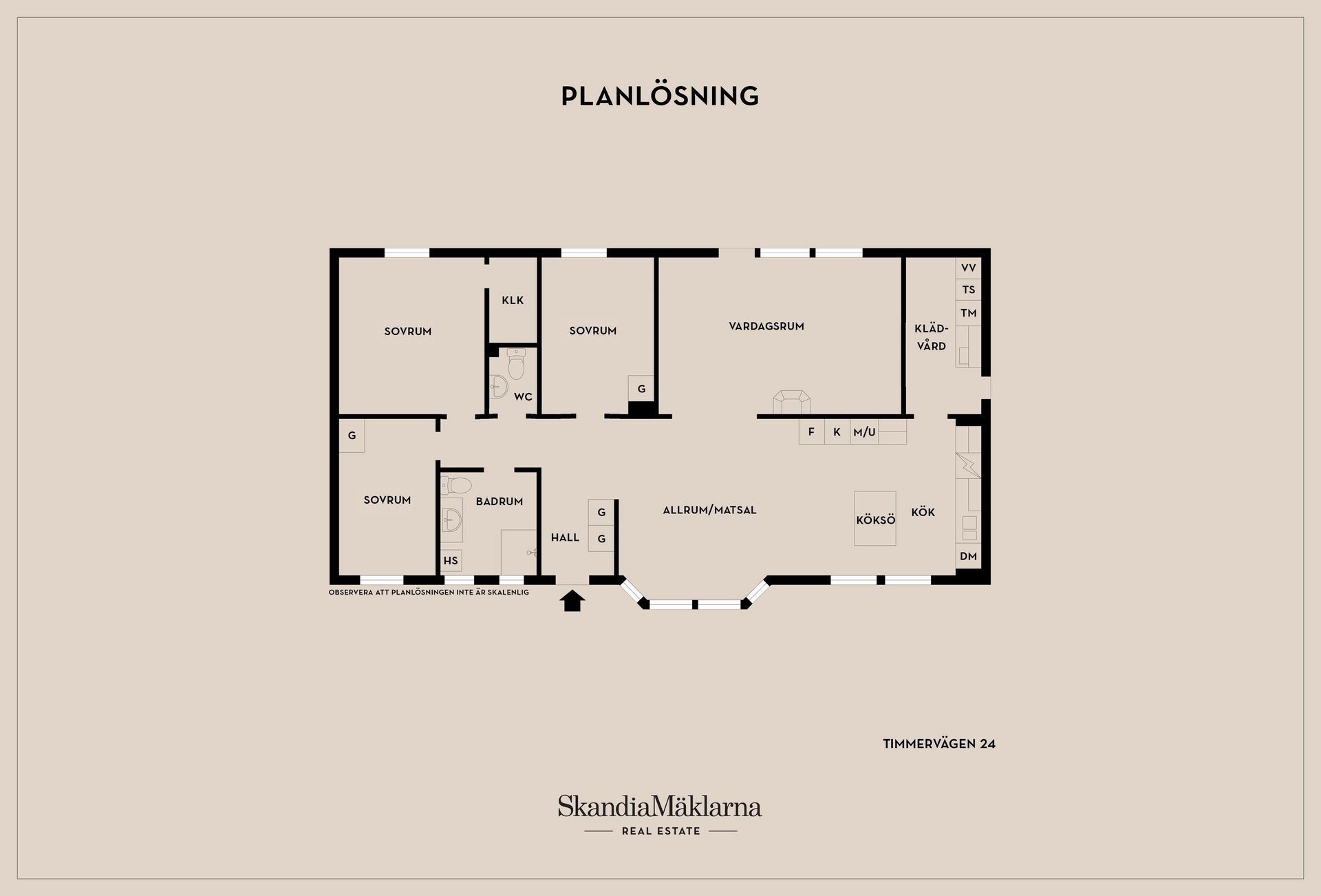 Villa, Timmervägen 24, Skogstorp, Eskilstuna