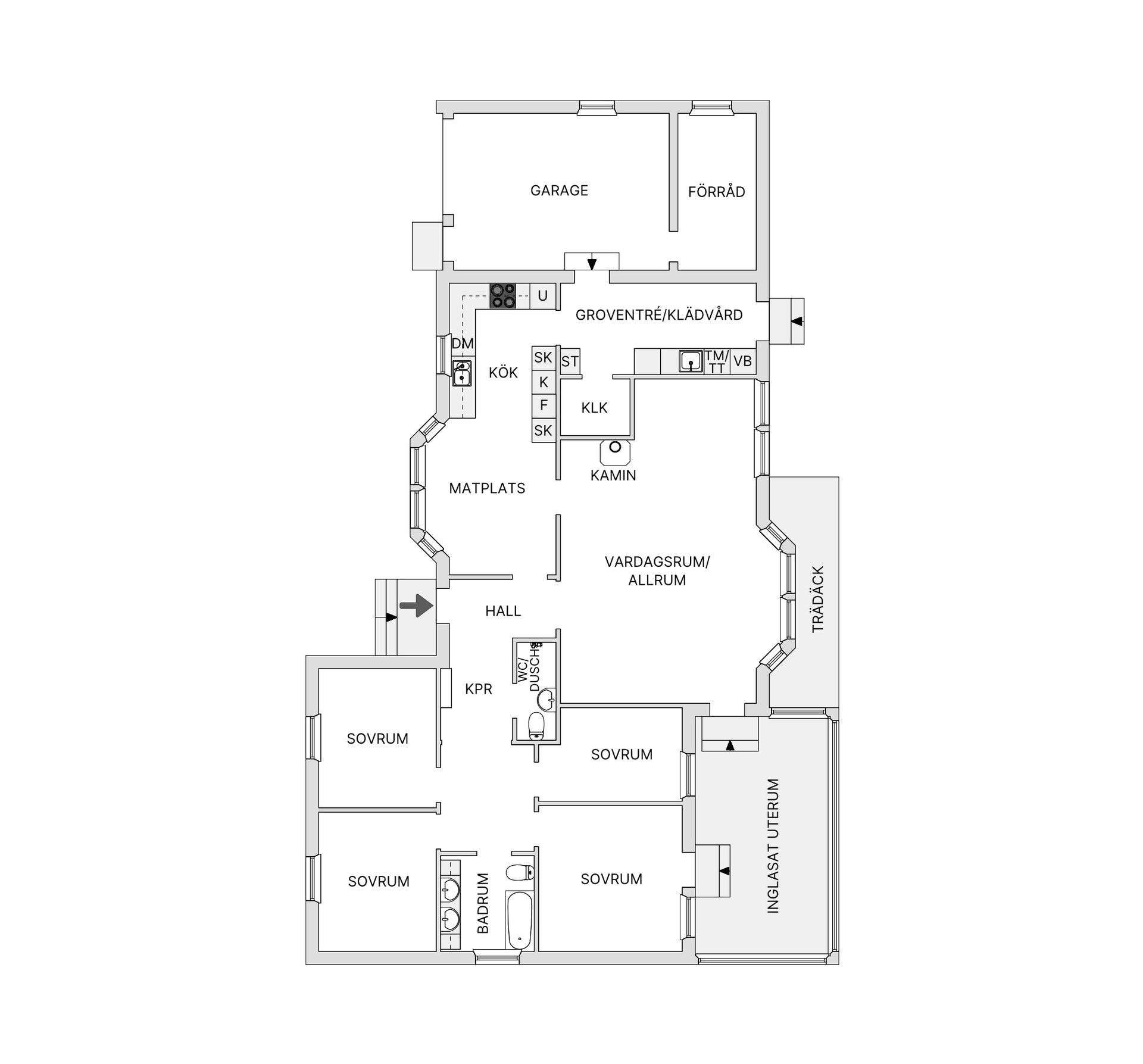 Villa, Bigatan 20, Västhorja, Värnamo