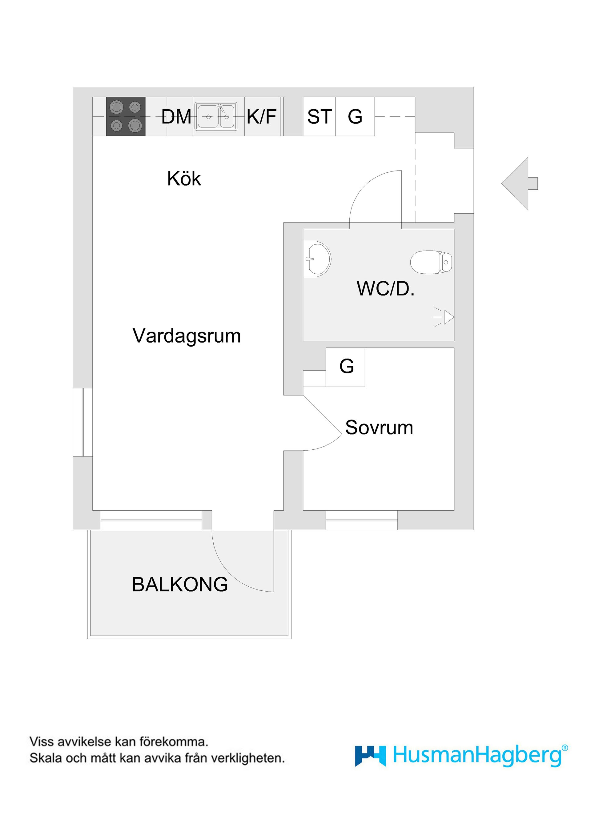 Bostadsrätt, Mariehemsvägen 43E, Mariehem, Umeå