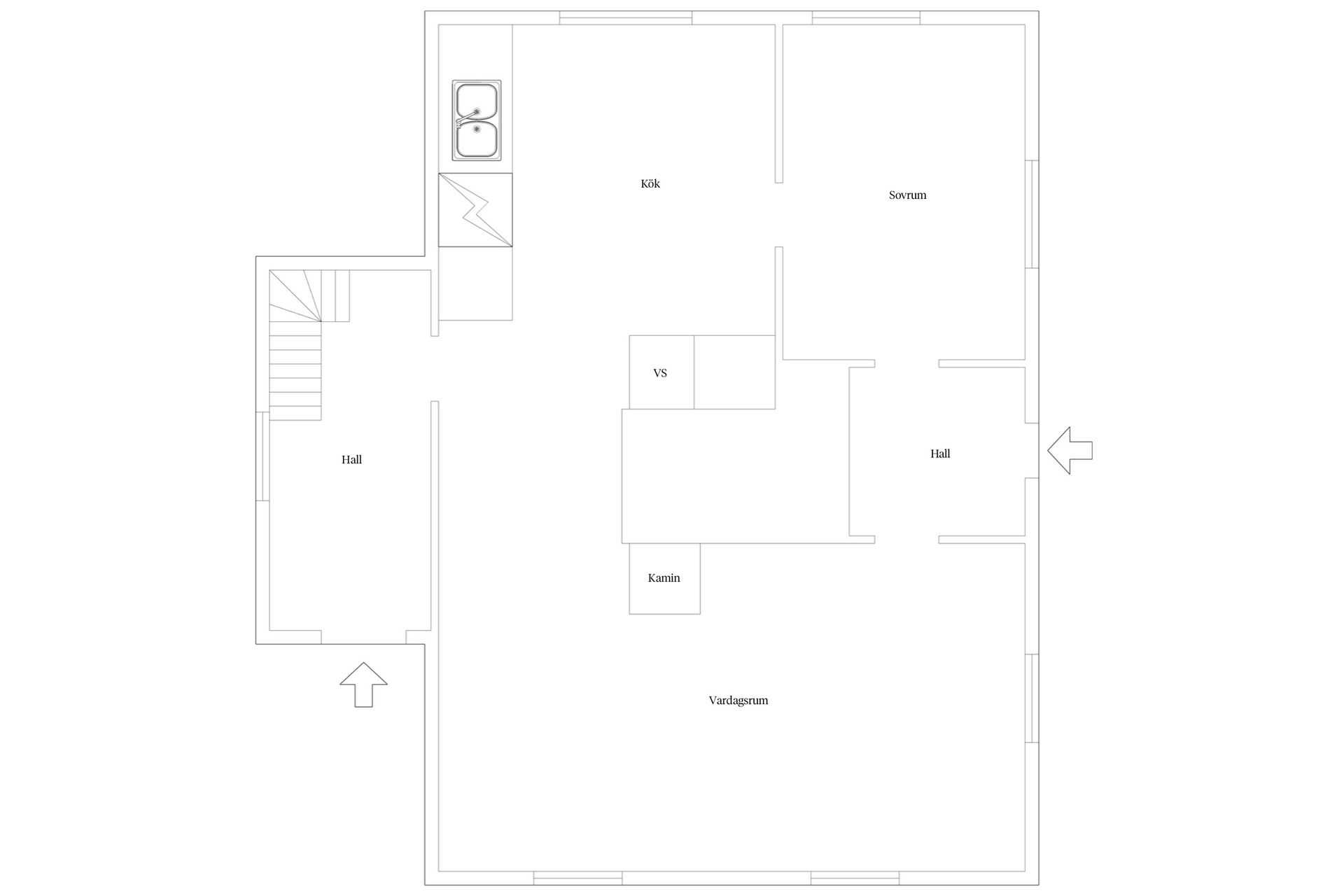 Villa, Saxebyn Där sör 1, Kil