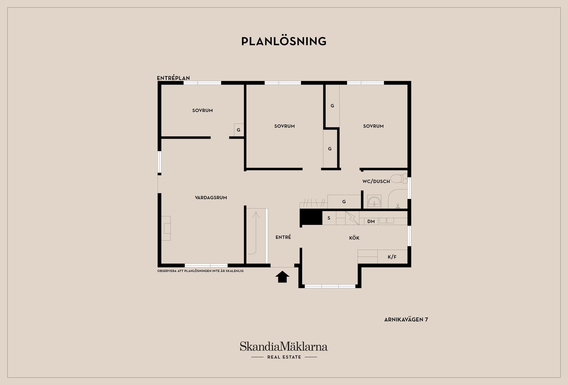 Villa, Utsiktsvägen 2, Motala