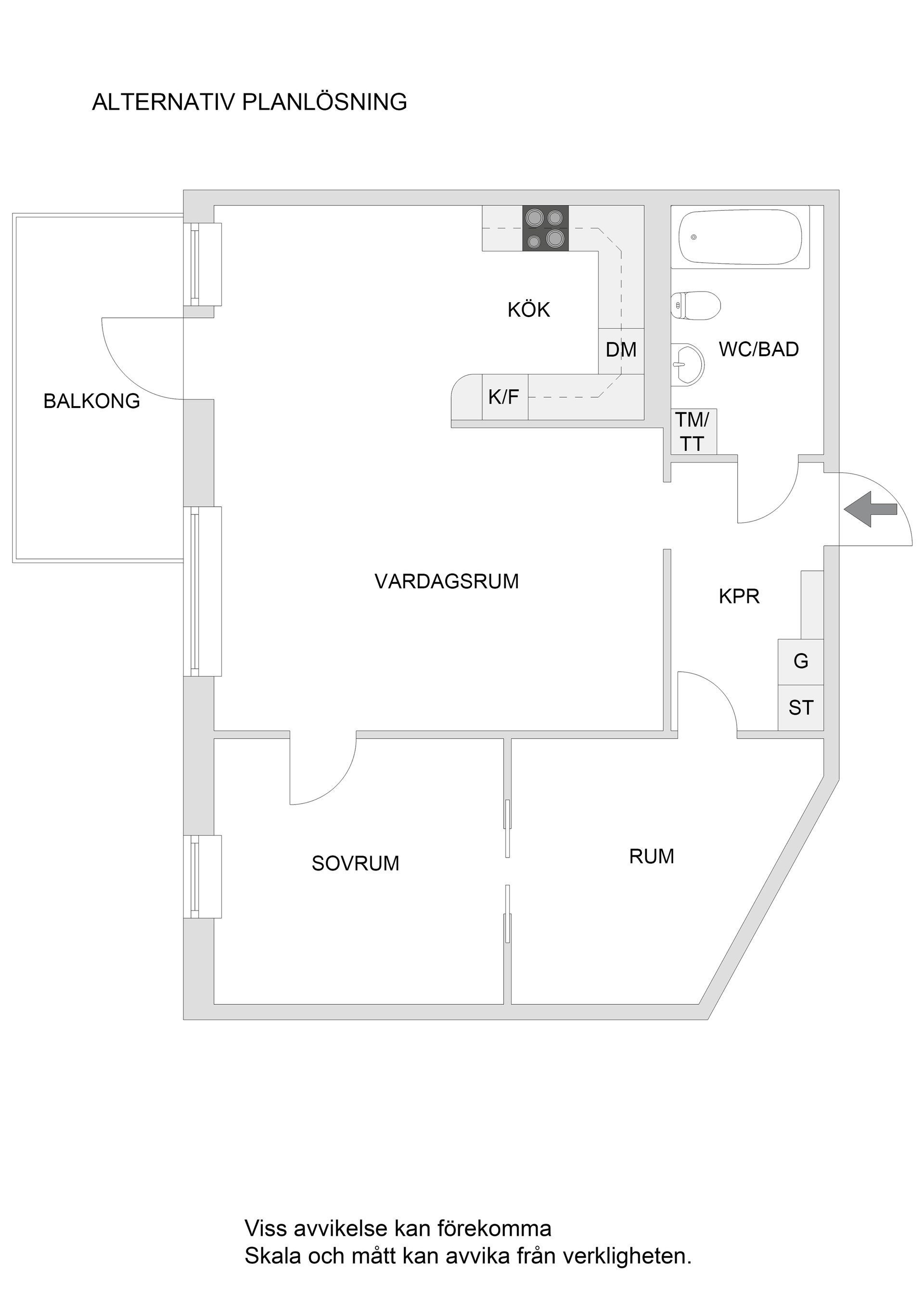 Bostadsrätt, Kungsklippevägen 9, Stuvsta, Huddinge