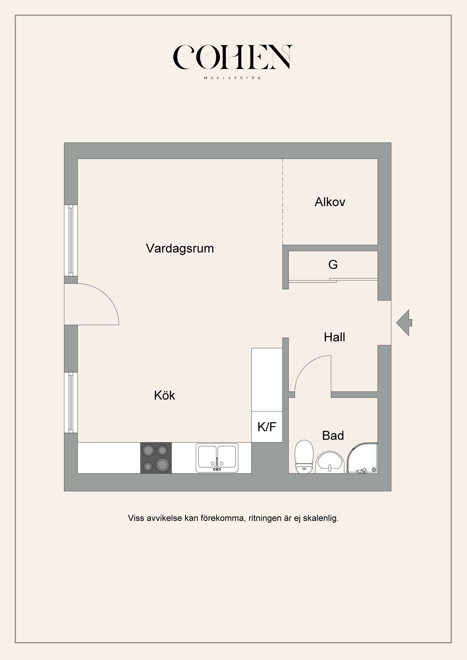 Bostadsrätt, S:t Olofsgatan 66B, Höganäs, Uppsala