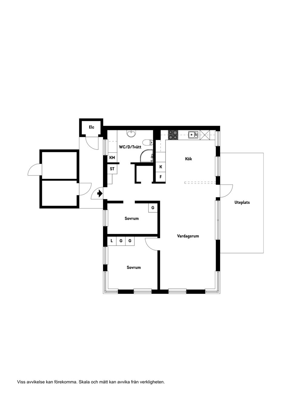 Bostadsrätt, Björksätravägen 13C, Hovshaga, Växjö