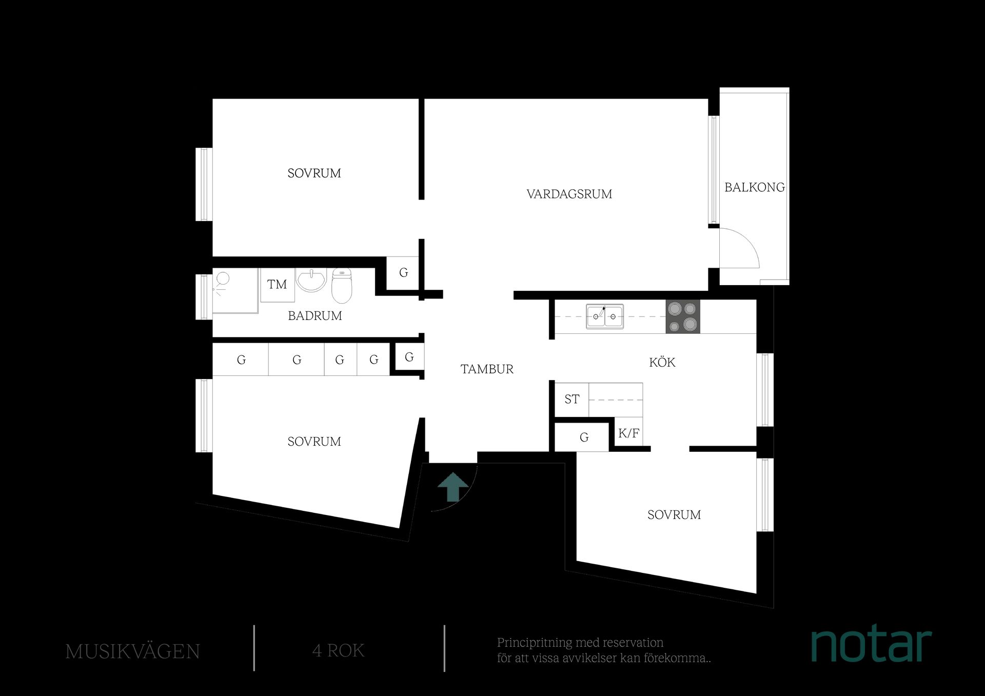 Bostadsrätt, Musikvägen 26, Ruddalen, Göteborg