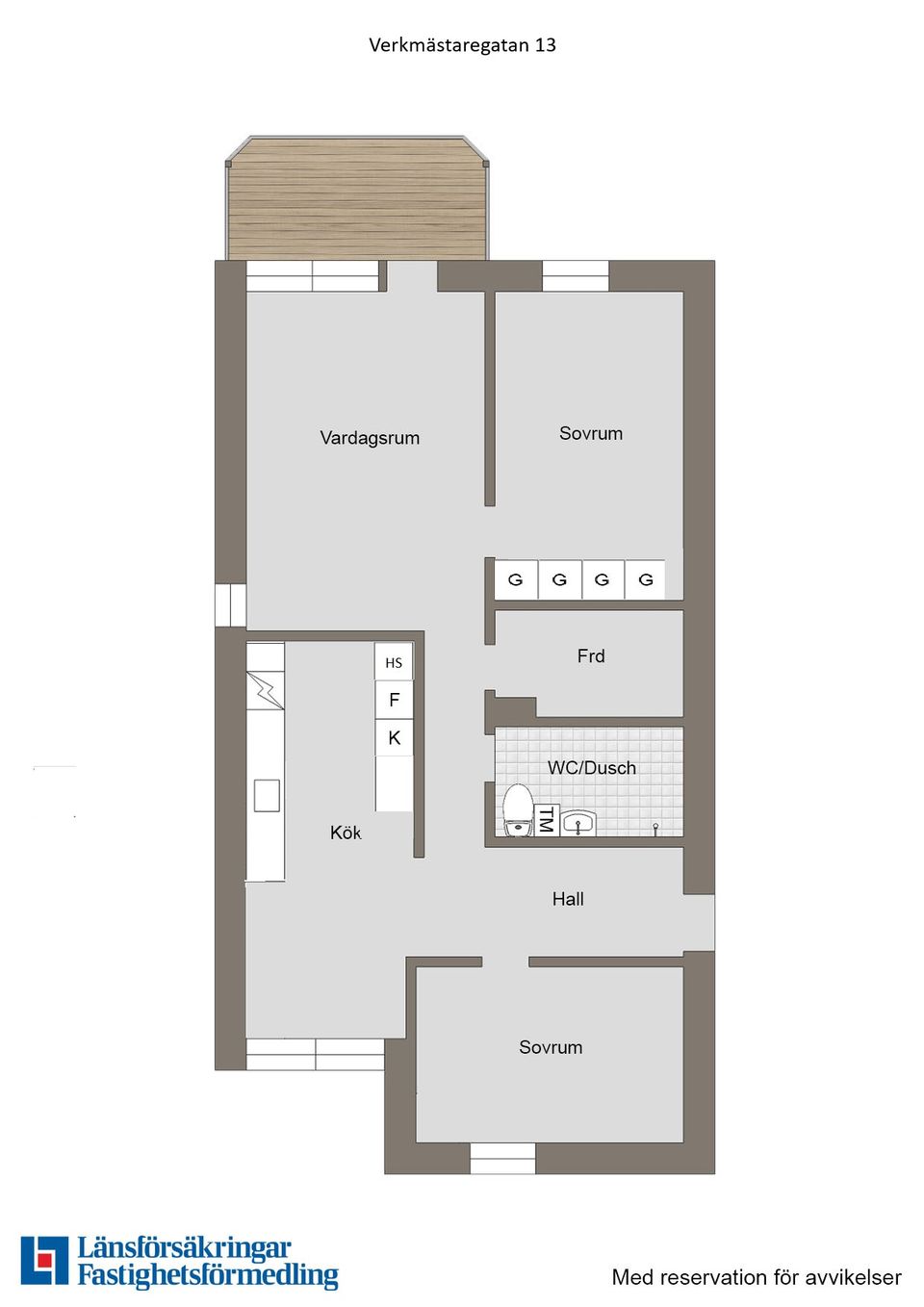 Bostadsrätt, Verkmästaregatan 13, Romberga, Enköping