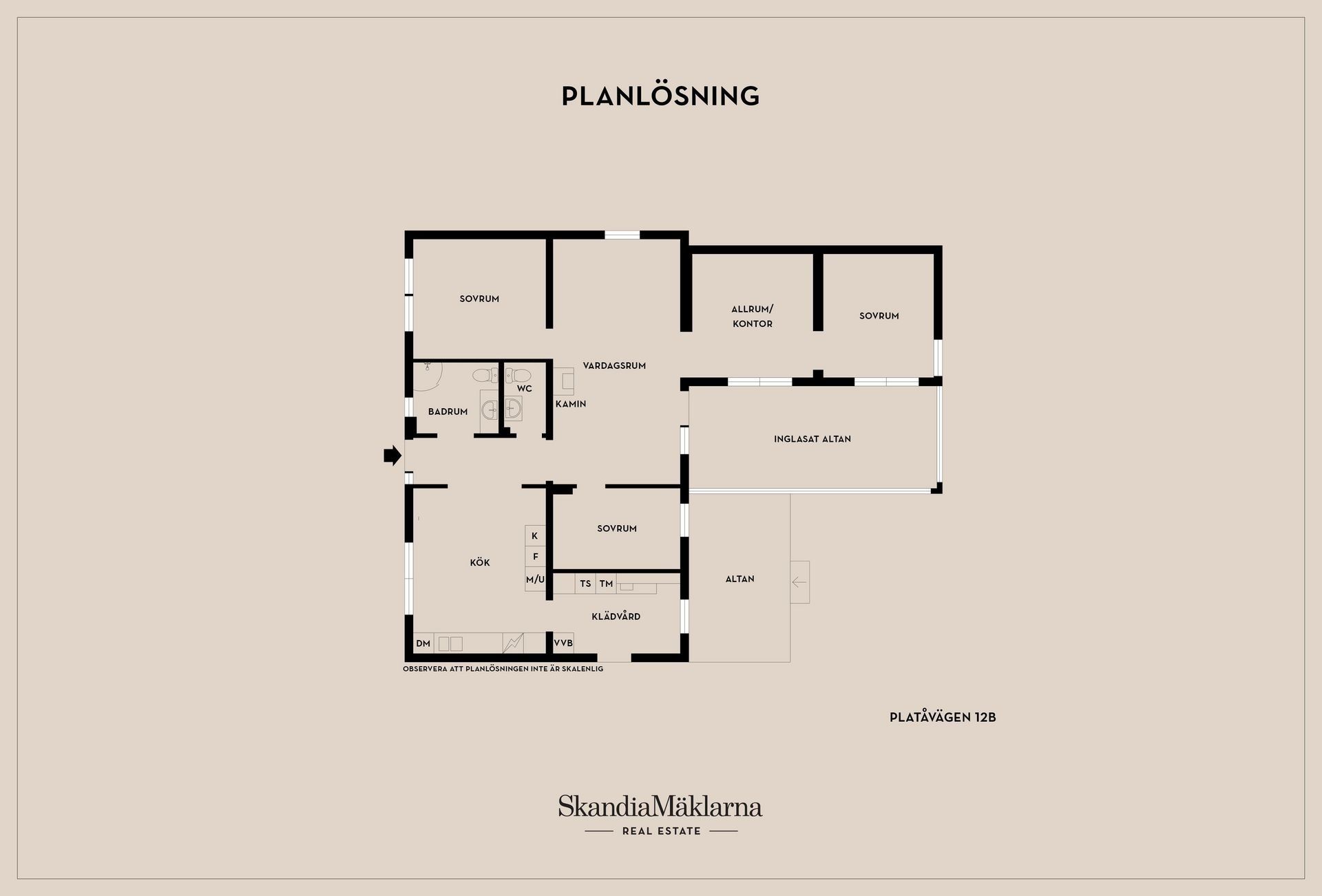 Villa, Platåvägen 12B, Skogstorp, Eskilstuna