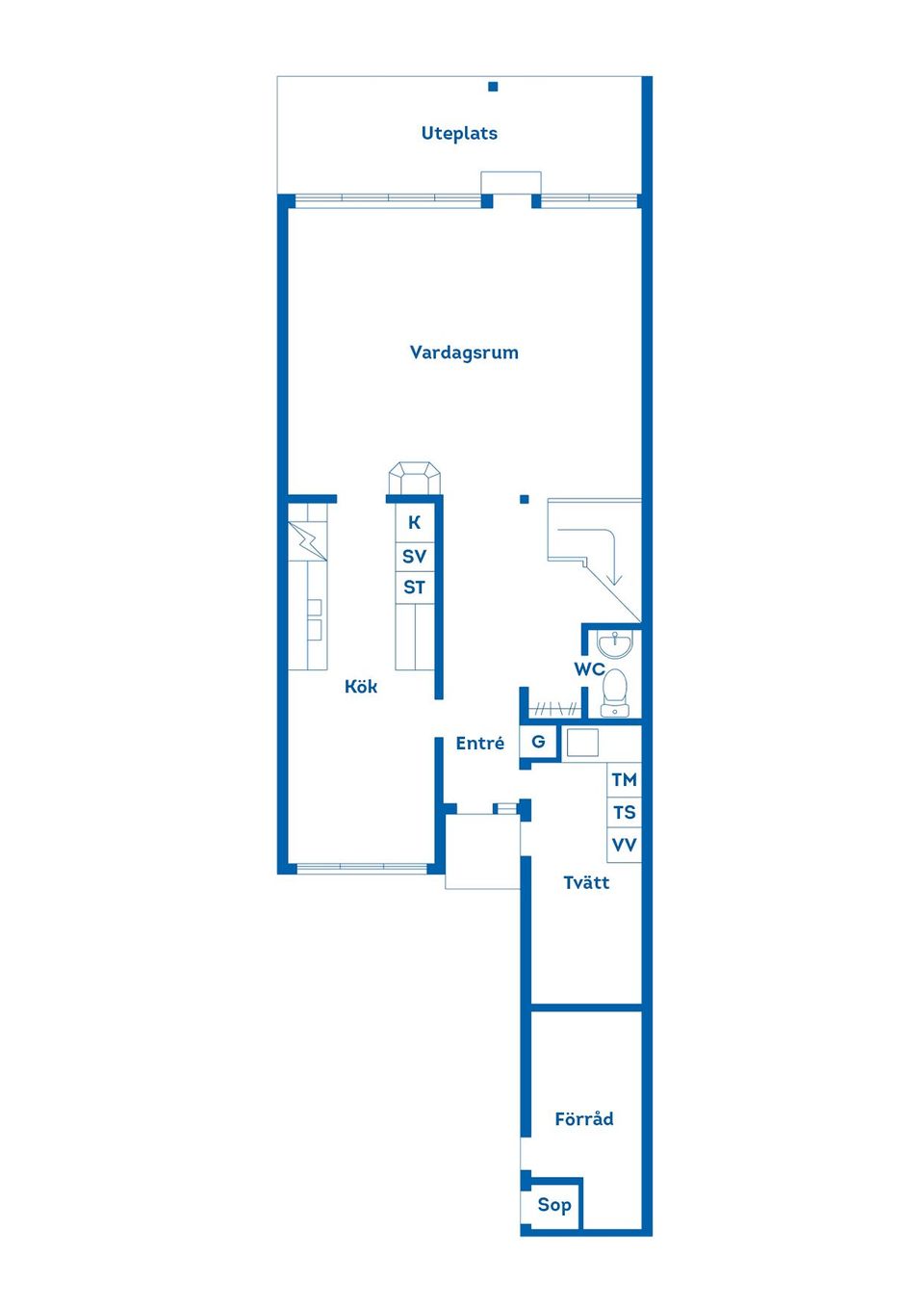 Radhus, Ulriksdalsgatan 8C, Åker, Nässjö