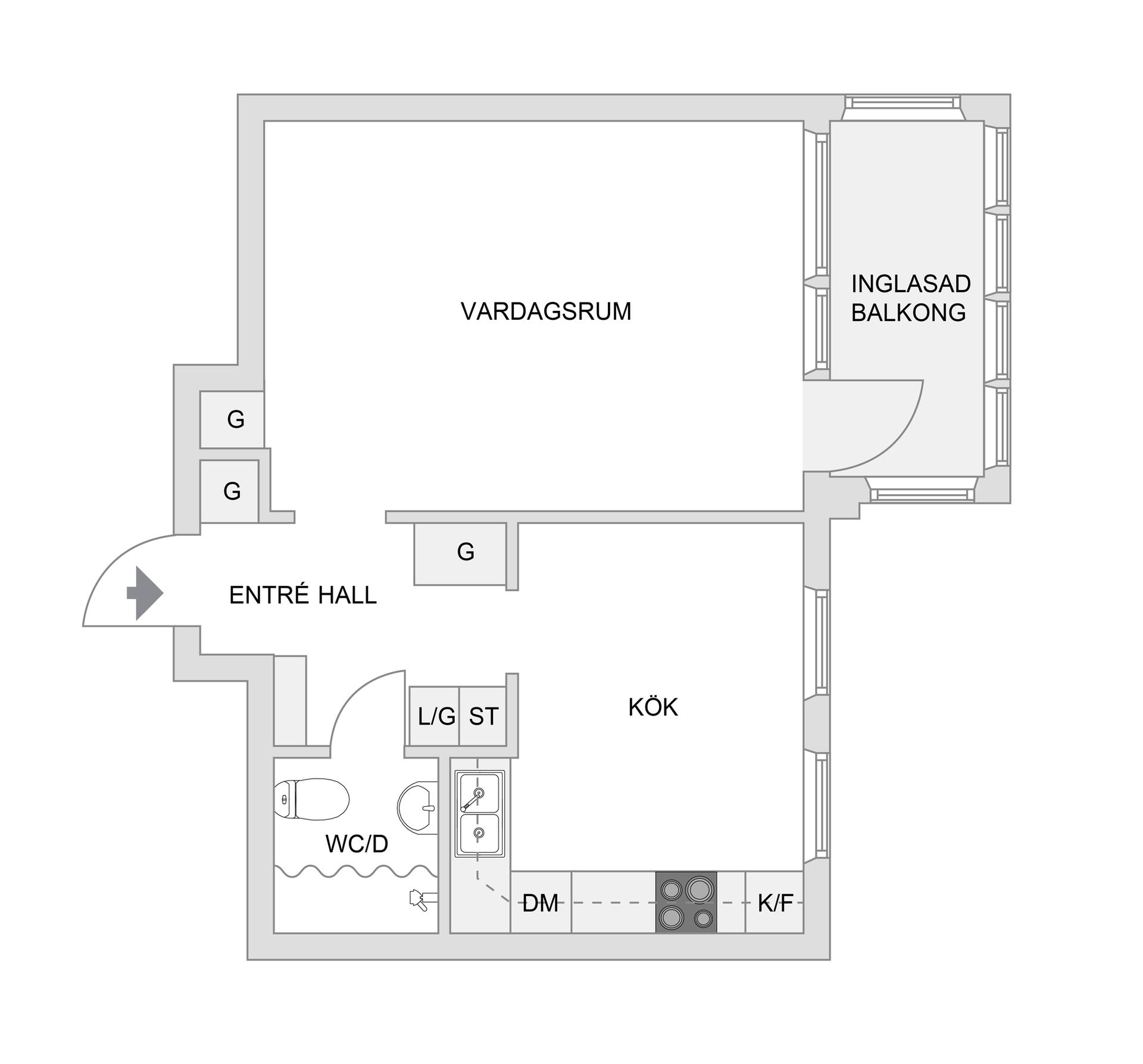 Bostadsrätt, Artillerigatan 8A, Bellevue, Karlstad