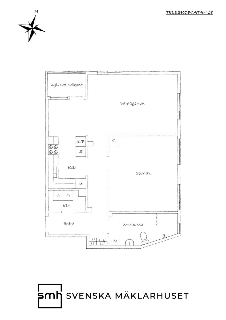 Bostadsrätt, Teleskopgatan 18, Bergsjön, Göteborg