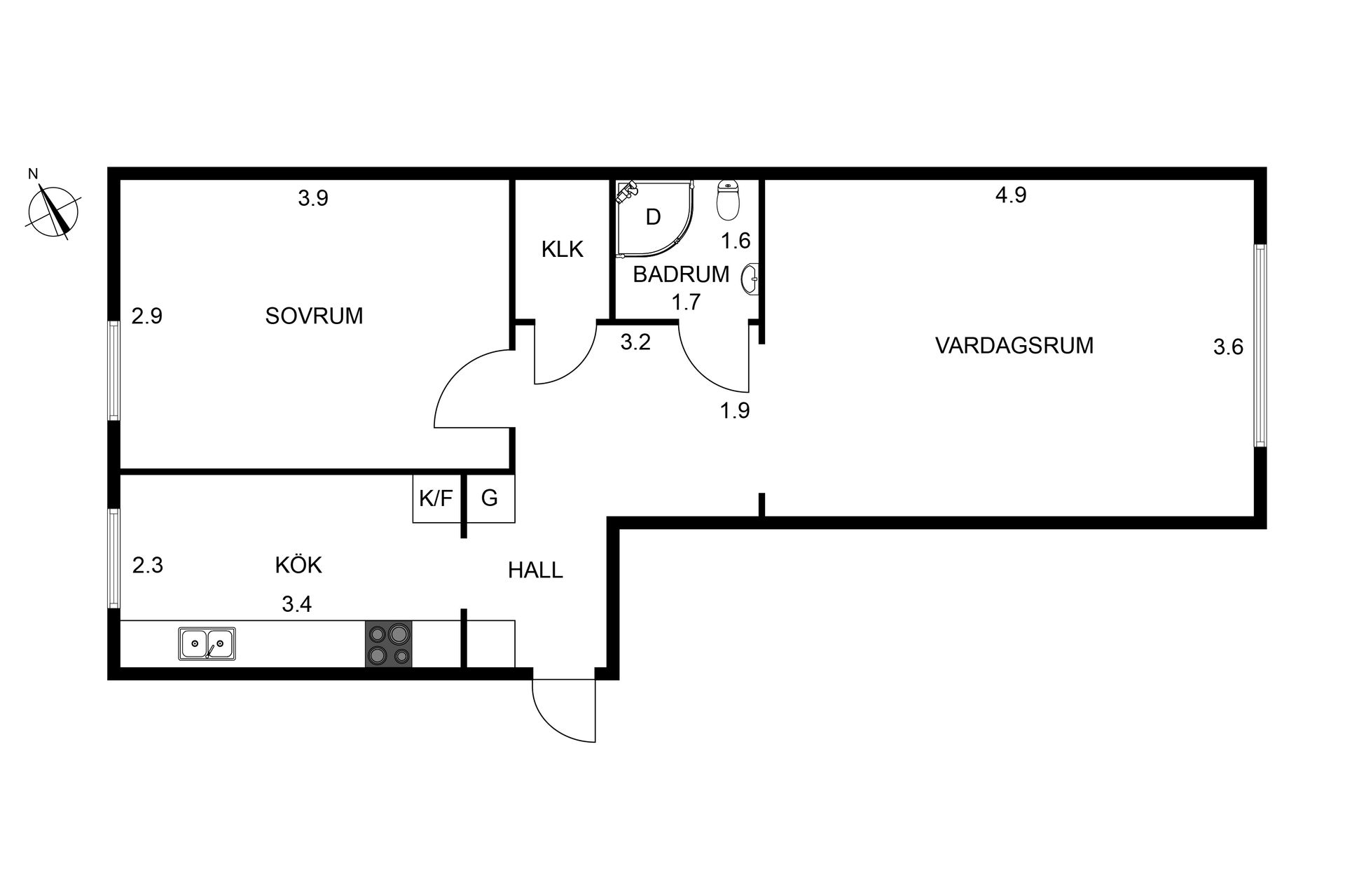 Bostadsrätt, Drottninggatan 67A, Centrum, Trollhättan