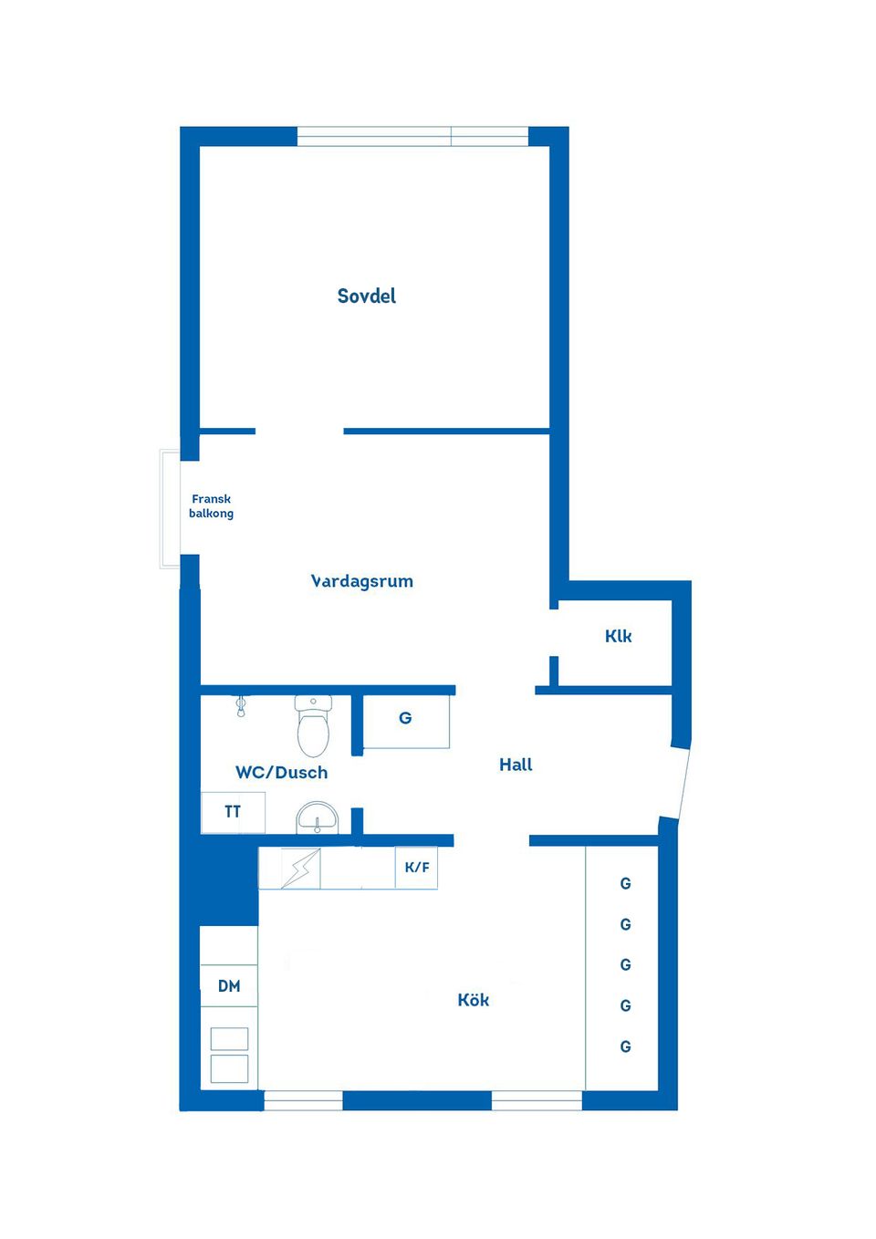 Bostadsrätt, Sveavägen 7C, Sveaplan, Eskilstuna