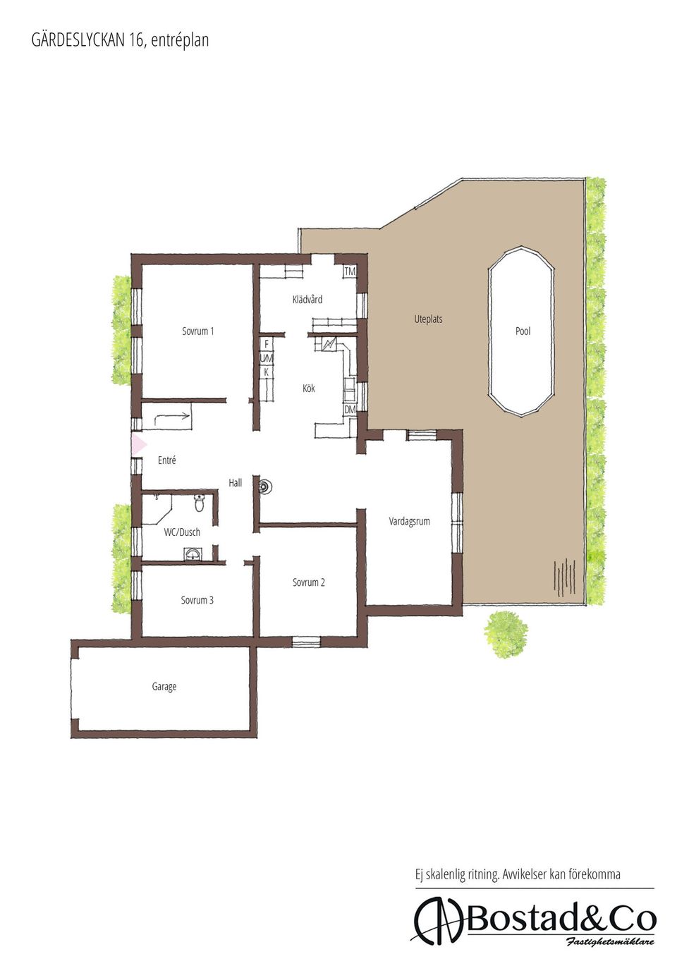 Villa, Gärdeslyckan 16, Simlångsdalen, Halmstad