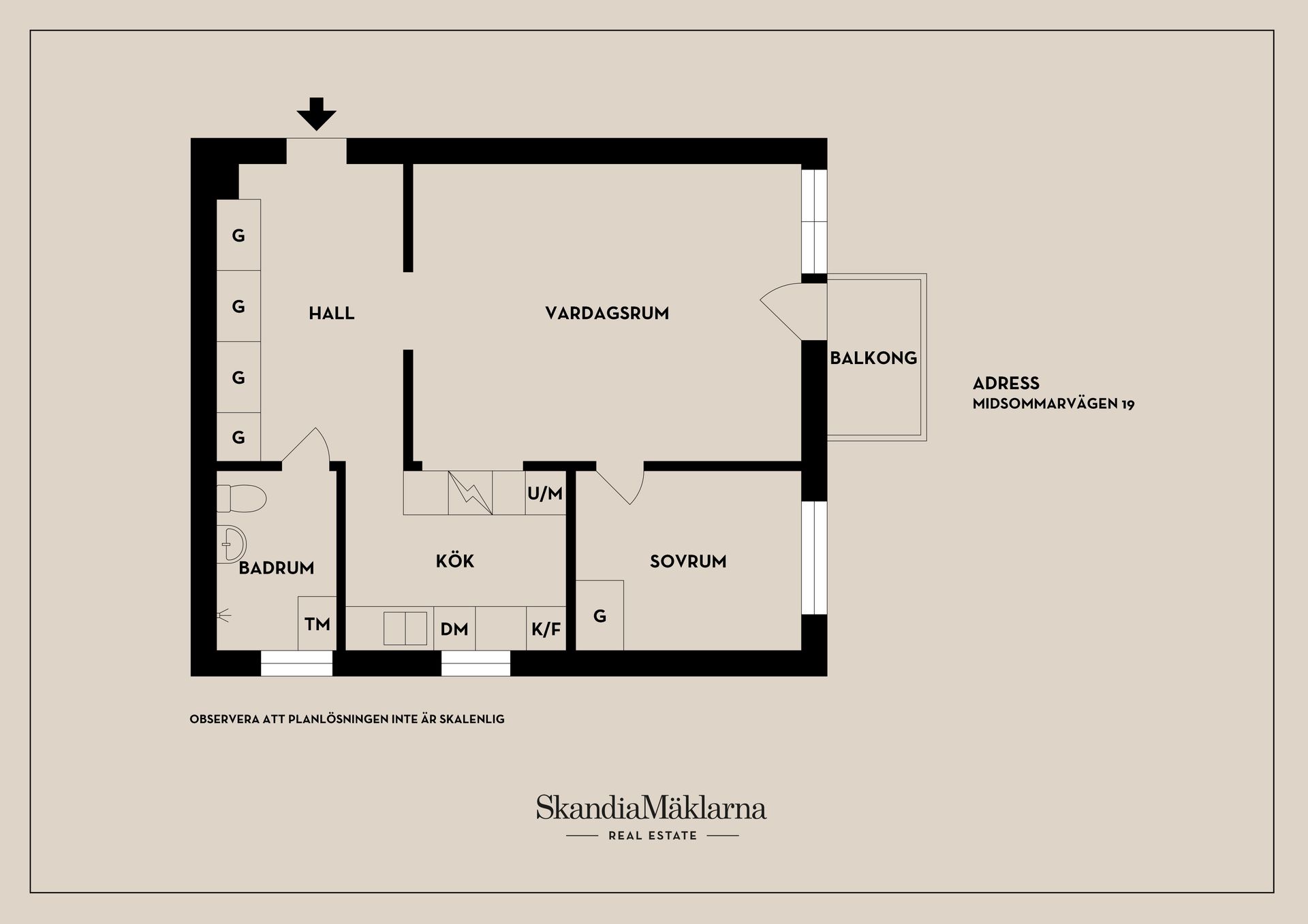 Bostadsrätt, Midsommarvägen 19, Midsommarkransen, Stockholm
