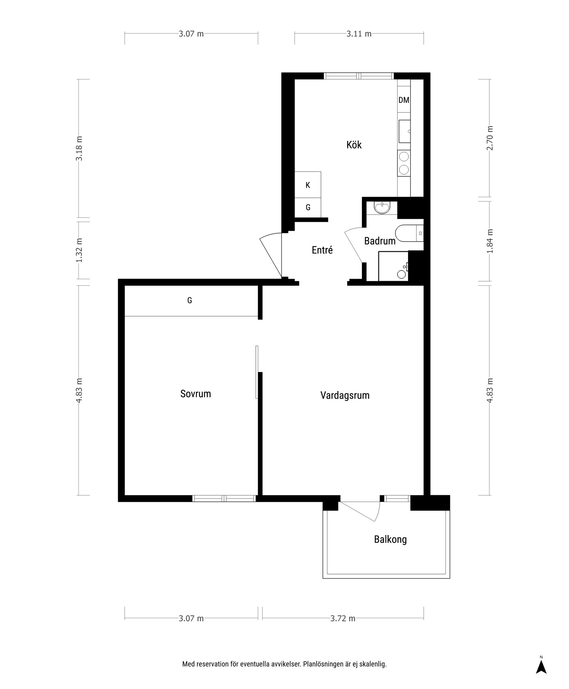 Bostadsrätt, Kobergsgatan 26, Strömmensberg, Göteborg