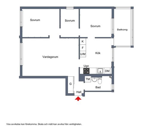 Bostadsrätt, Koldinggatan 5, 1tr, Kista, Stockholm