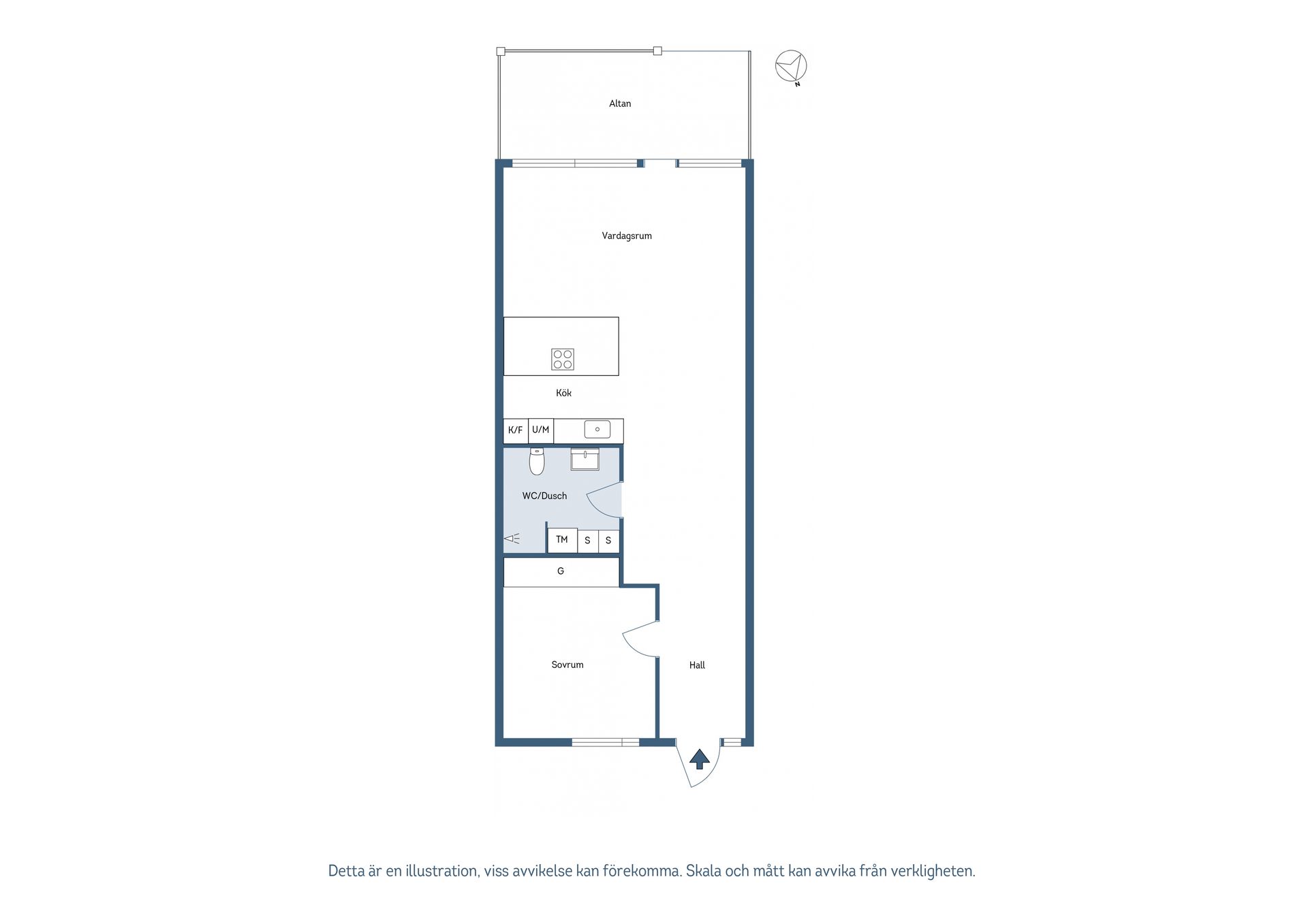 Radhus, Daggkåpevägen 5B, Billingesluttningen, Skövde