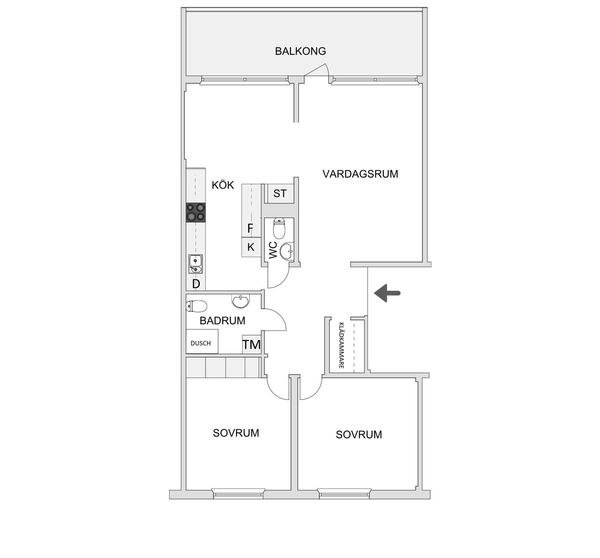 Bostadsrätt, Myntgatan 89, Moröhöjden, Skellefteå
